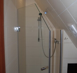 Drzwi prysznicowe z profilem przyściennym