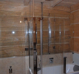 Adaptacja wanny z prysznicem do do wersji wolnostojącej