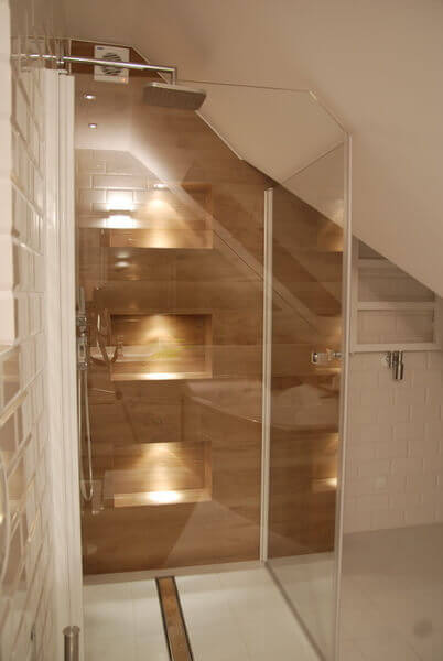 Kabina prysznicowa - zawias listwowy