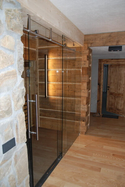 System przesuwny rurowy-mocowanie sufitowe